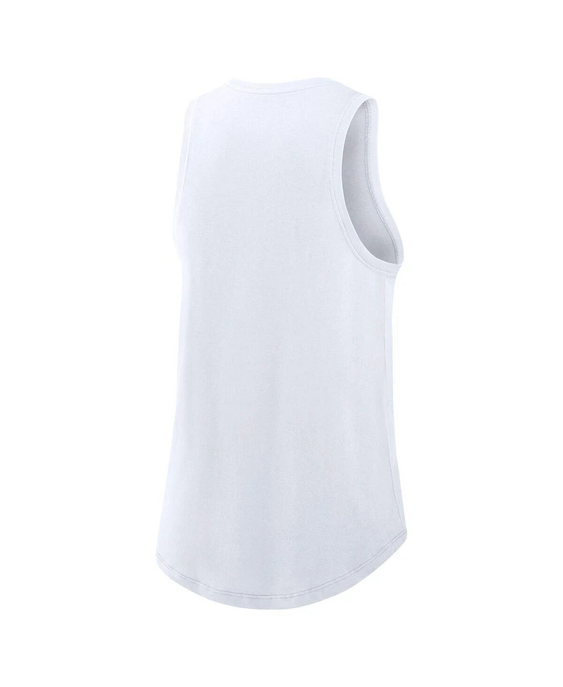 Nike Women's White Houston Astros 2025 City Connect Tri-Code High Neck Performance Tank Top