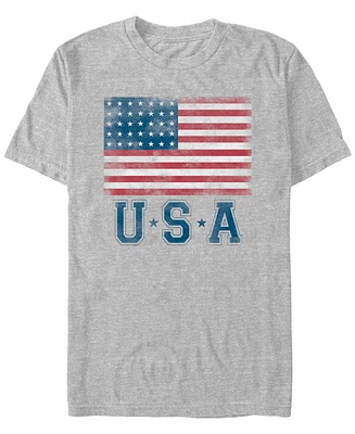 Fifth Sun Men's Usa Two Star Flag 2 Short Sleeve T-Shirt