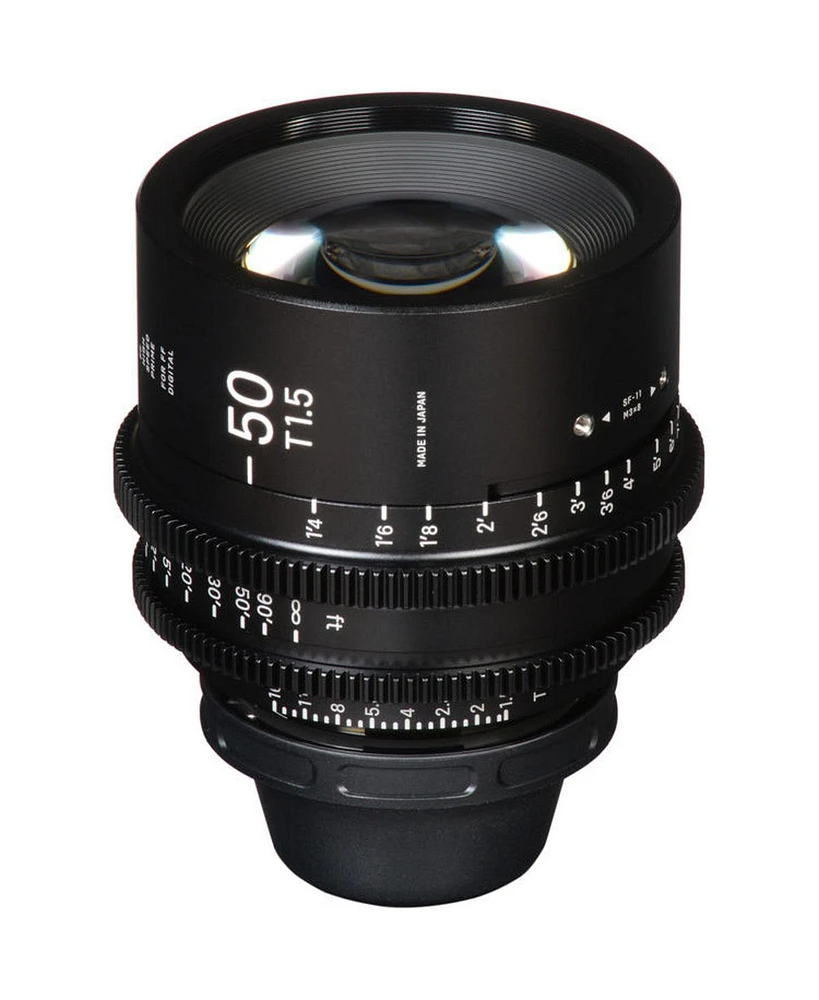 Sigma 50mm T1.5 Ff Fully Luminous High-Speed Prime Cine Lens for Canon Ef, Feet
