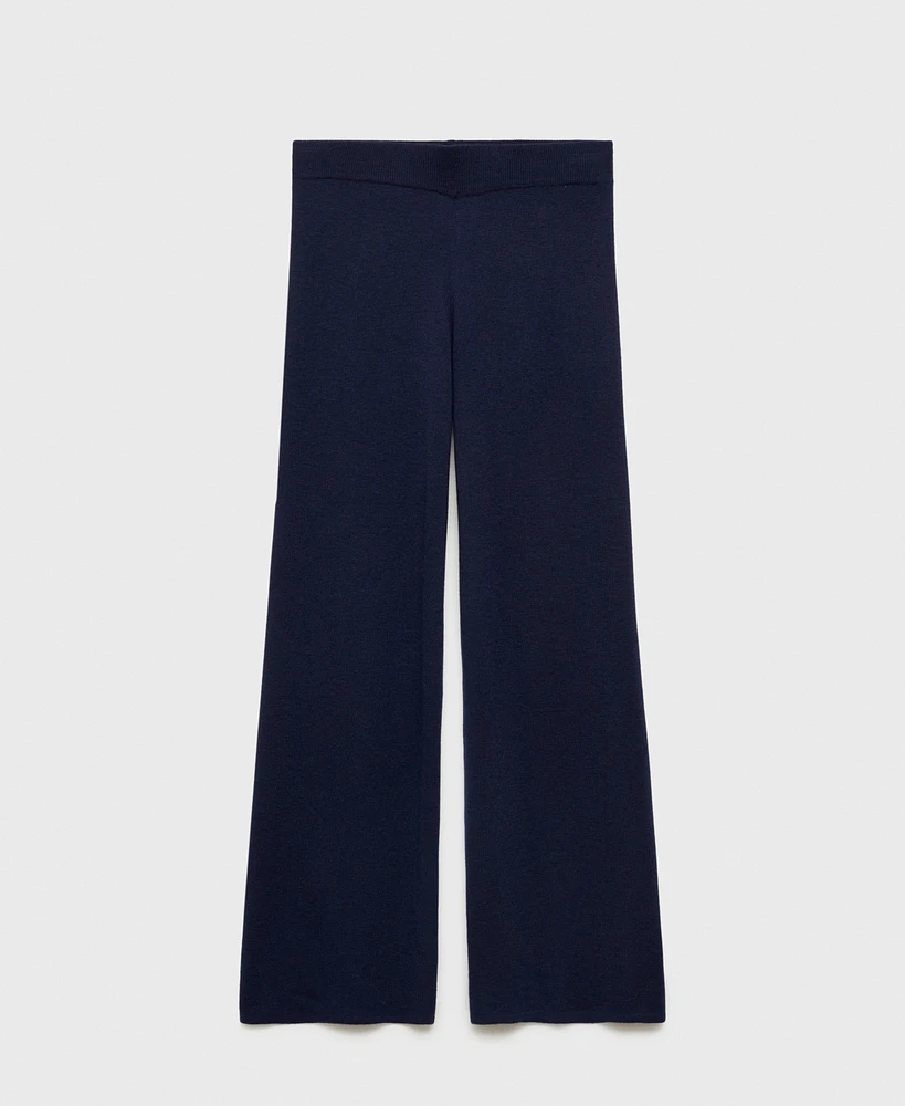 Mango Women's Straight Knitted Pants