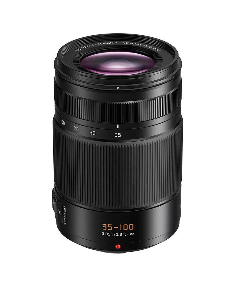 Panasonic Leica Dg Vario-Elmarit 35-100mm f/2.8 Lens, Bundle with Hoya 58mm Uv and Cpl Filters