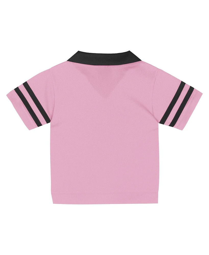 Outerstuff Toddler Pink Inter Miami Cf Charming Dude Top and Shorts Set
