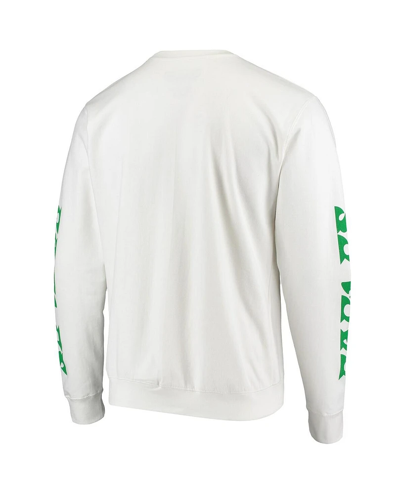 Mitchell & Ness Men's White Philadelphia Eagles Rings Vip Champions Pullover Sweater