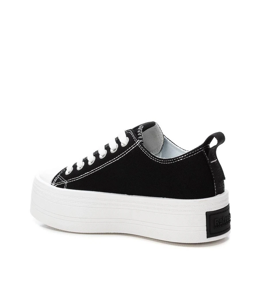 Women's Platform Canvas Sneakers Refresh By Xti