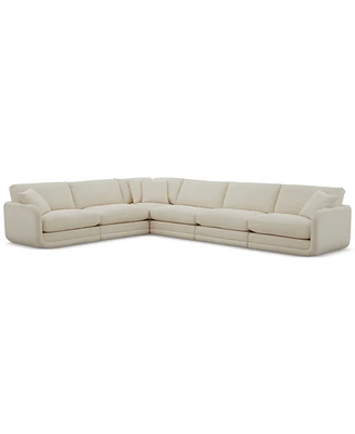Daryll 6-Pc. Fabric L Sectional, Exclusively at Macy's
