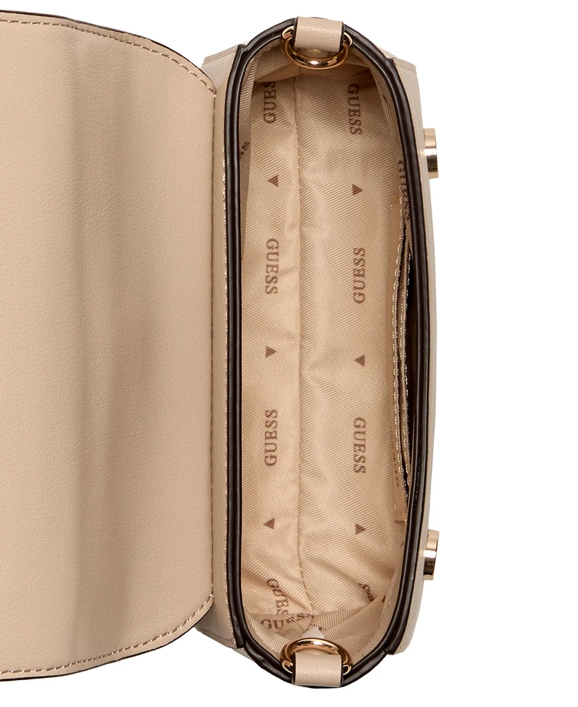 Guess Zaria Top Handle Flap Crossbody Bag