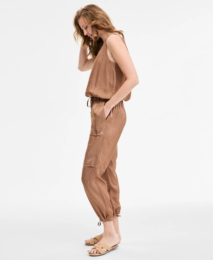 Nautica Jeans Women's Drawstring Pull-On Utility Pants