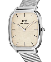 Daniel Wellington Men's Analog Silver-Tone Stainless Steel Watch