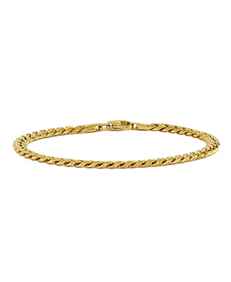 Vincero Men's Curb Chain – 5mm Gold Plated Bracelet