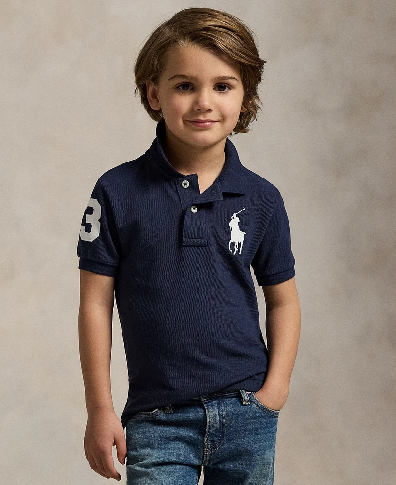 Polo Ralph Lauren Toddler and Little Boys Big Pony Cotton Mesh