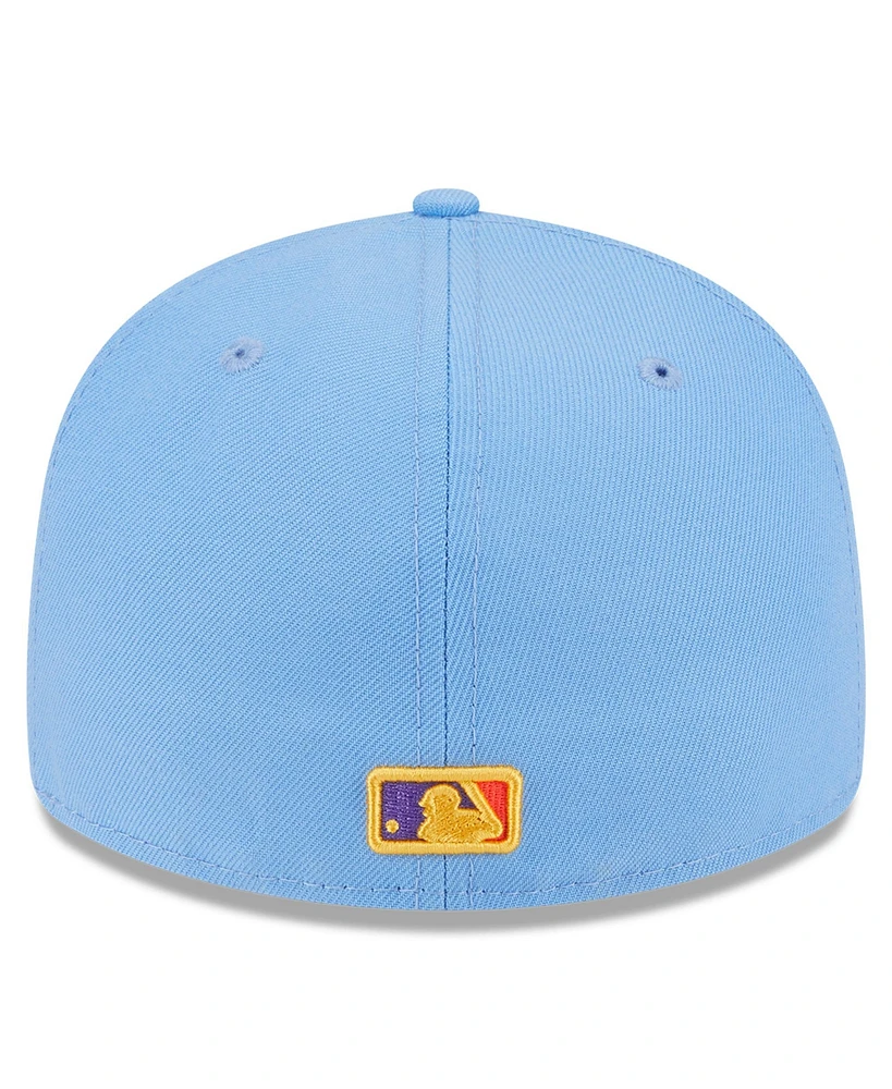New Era Men's Light Blue Colorado Rockies 2025 City Connect Low Profile 59FIFTY Fitted Hat