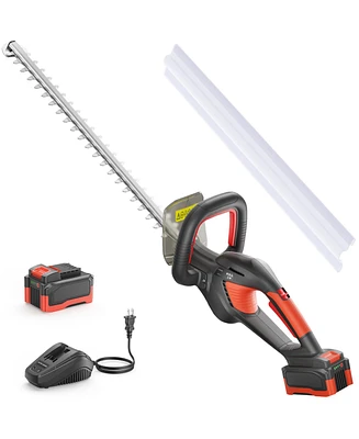 20V Max 20-inch Cordless Hedge Trimmer, Grass Shear & Shrubbery Trimmer (Battery & Charger Included)