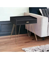 End Table with Drawer for Living Room or Bedroom Storage