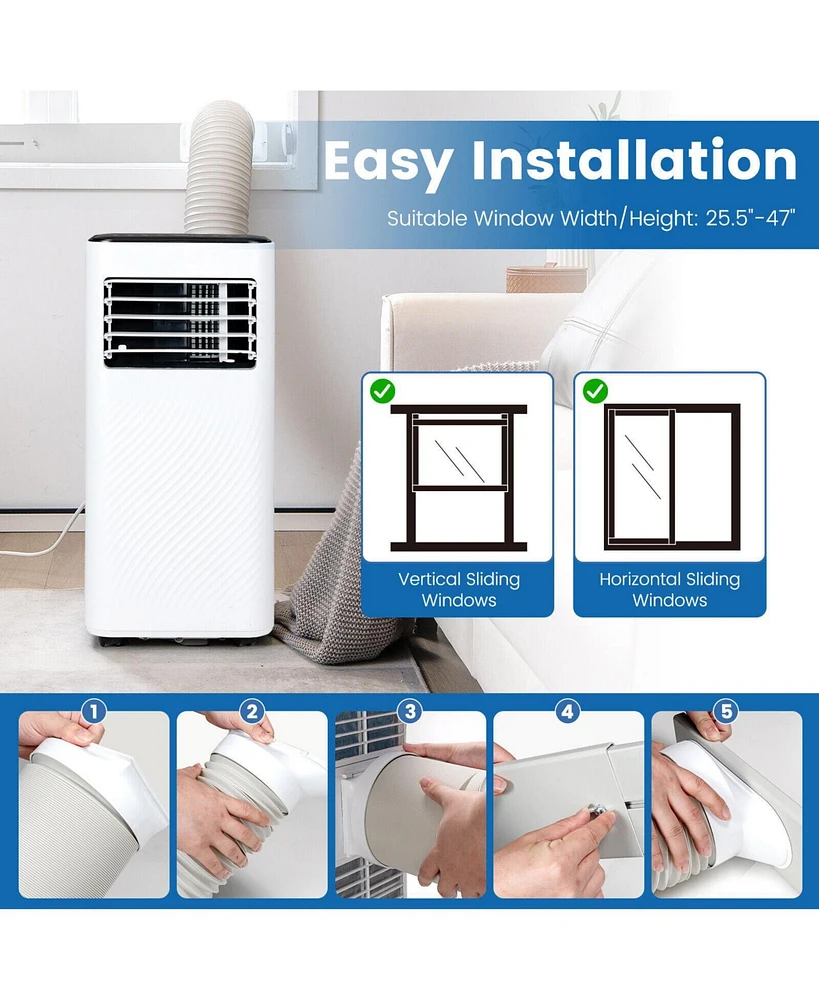 10000 Btu Portable Air Conditioner with 4 Modes