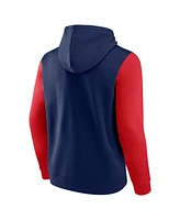 Fanatics Men's Navy Boston Red Sox Outline Fleece Pullover Hoodie