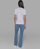 Karl Lagerfeld Paris Petite Sailing Choupette Crewneck Tee
