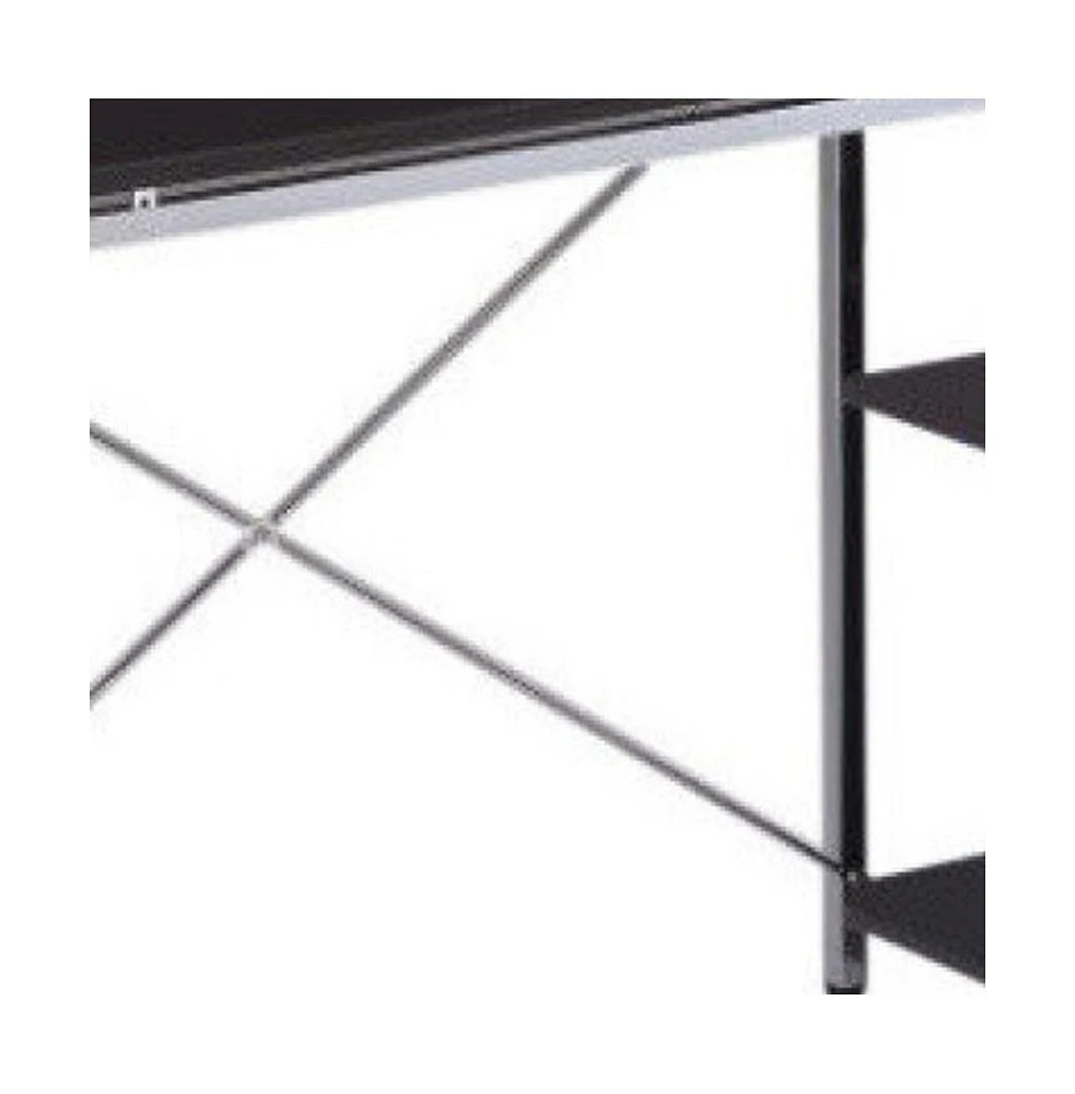 Sturdy Computer Desk with Metal Frame – Functional Workstation