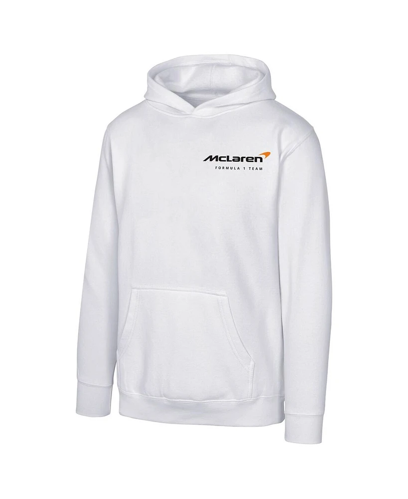 Outerstuff Men's White McLaren F1 Team Retro Pullover Hoodie