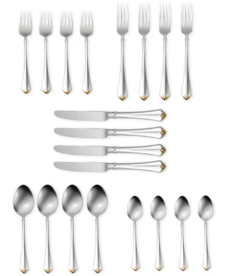 Oneida 18/10 Stainless Steel 20-Pc. Golden Juilliard Flatware Set, Service for 4