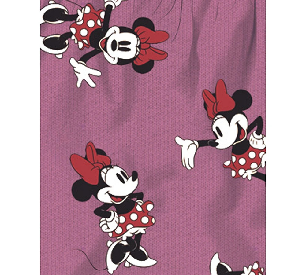 Disney Baby Girls 2-Pc. Minnie One-of-a-Kind Sweatshirt & Shorts Set