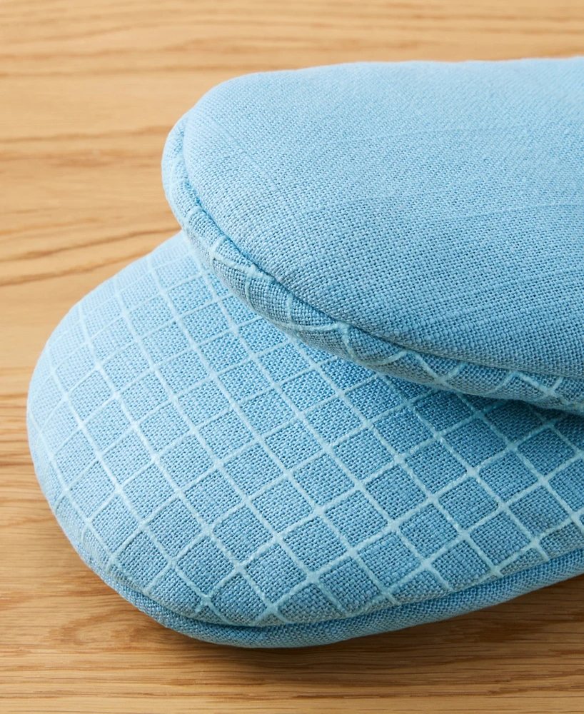 KitchenAid Gourmet Series Gridlines Mini Oven Mitts Set, Pack of 2