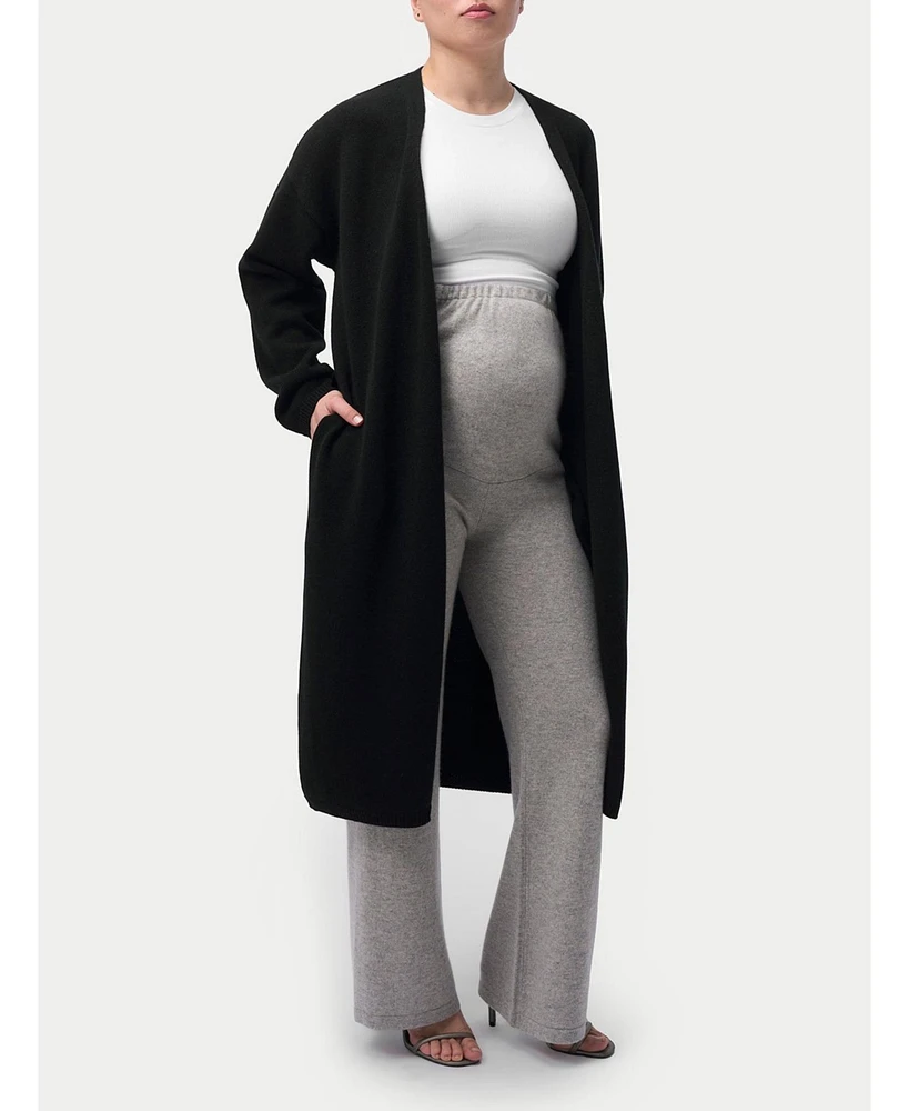 Gobi Cashmere Maternity Long Robe