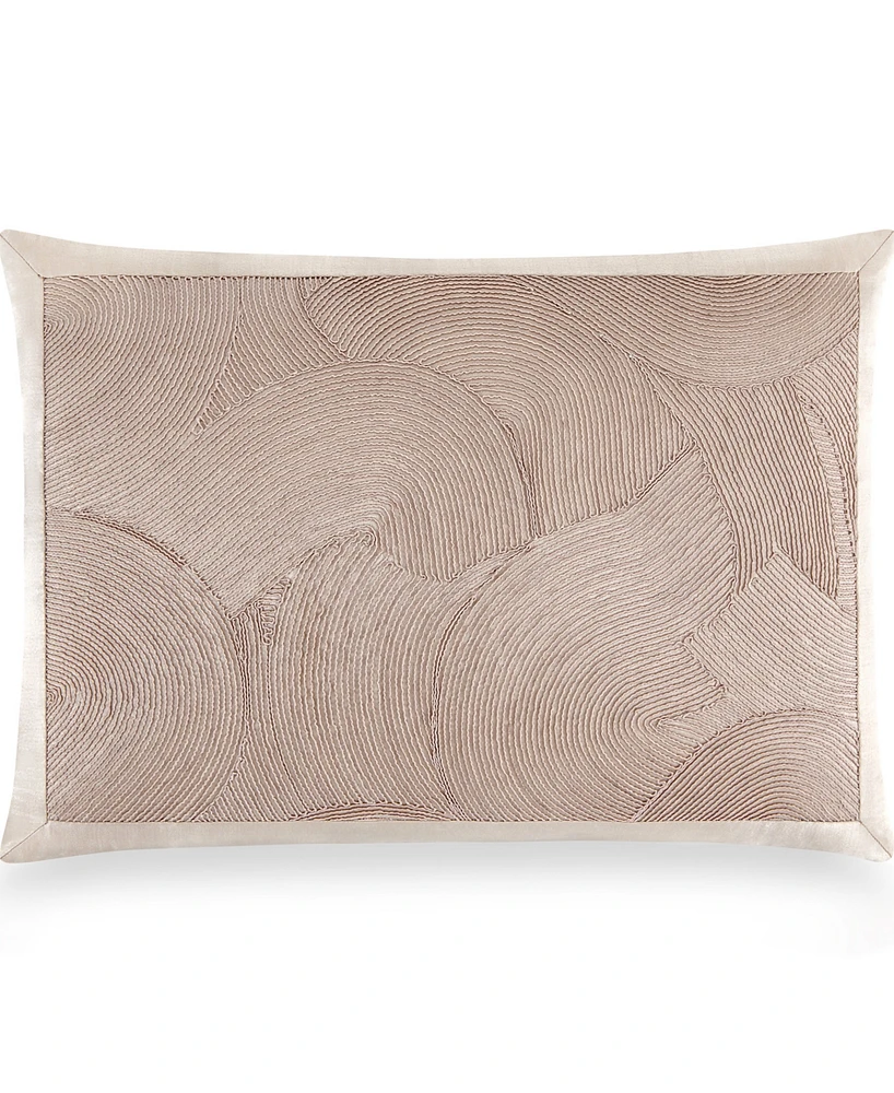 Donna Karan Home Cord Swirl Decorative Pillow, 14" x 20"