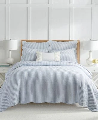 Levtex Martha Stripe Reversible 3 Pc. Quilt Sets