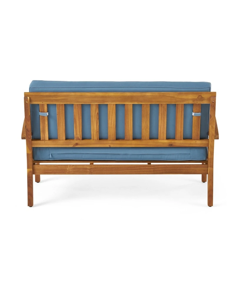 Peyton Wooden loveseat and Coffee Table Set