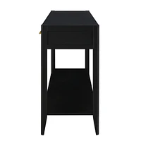 High-Quality Entryway Console Table with Vertical Stripe Drawers, Long Legs,Suitable for Entryway, Hallway, Living Room, Foyer