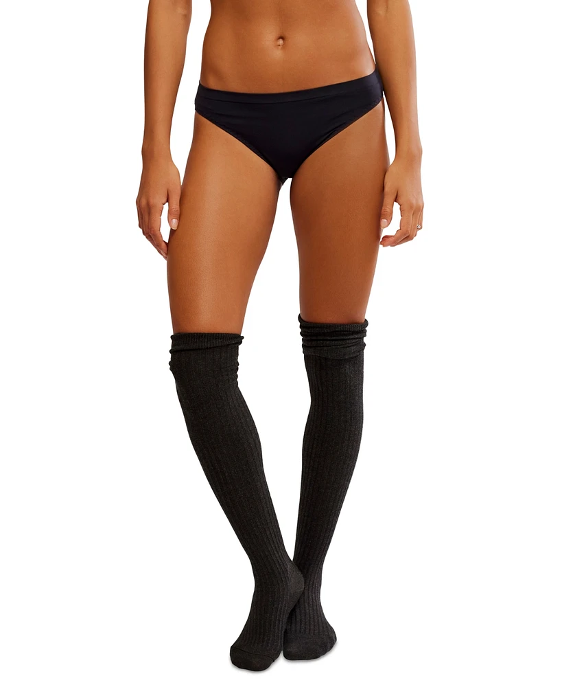 Free People Women's From The Start Solid Bikini Underwear