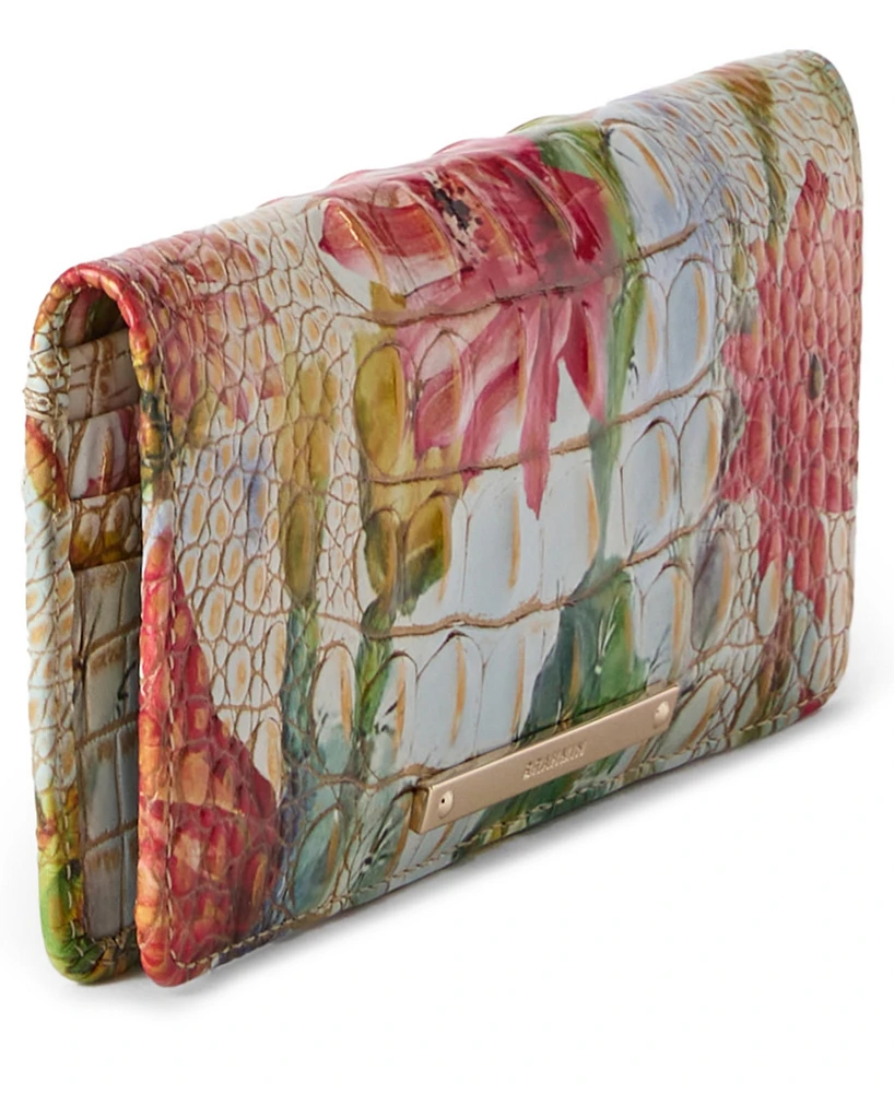 Brahmin Ady Melbourne Embossed Leather Wallet