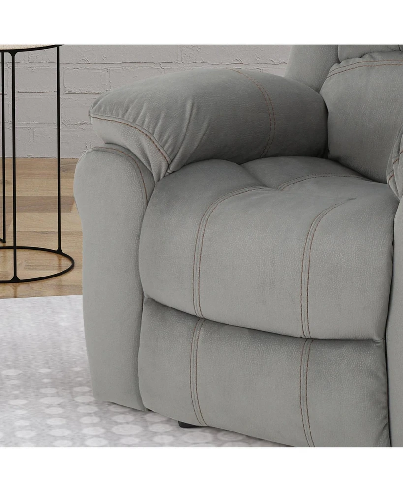 Sophisticated Manual Recliner: Modern Elegance and Effortless Comfort