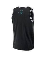 Fanatics Men's Black Miami Dolphins Elements Future Ground Jersey Tank Top