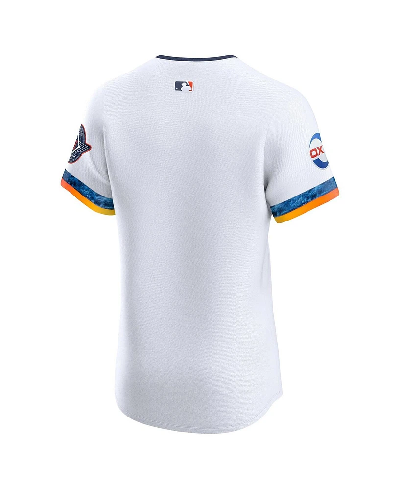 Nike Men's White Houston Astros 2025 City Connect Elite Jersey