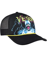 Lids Men's Black Venom Big Front Adjustable Trucker Hat