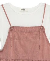 Speechless Big Girls 2-Piece Layered Dress and Short Sleeve T-Shirt Set