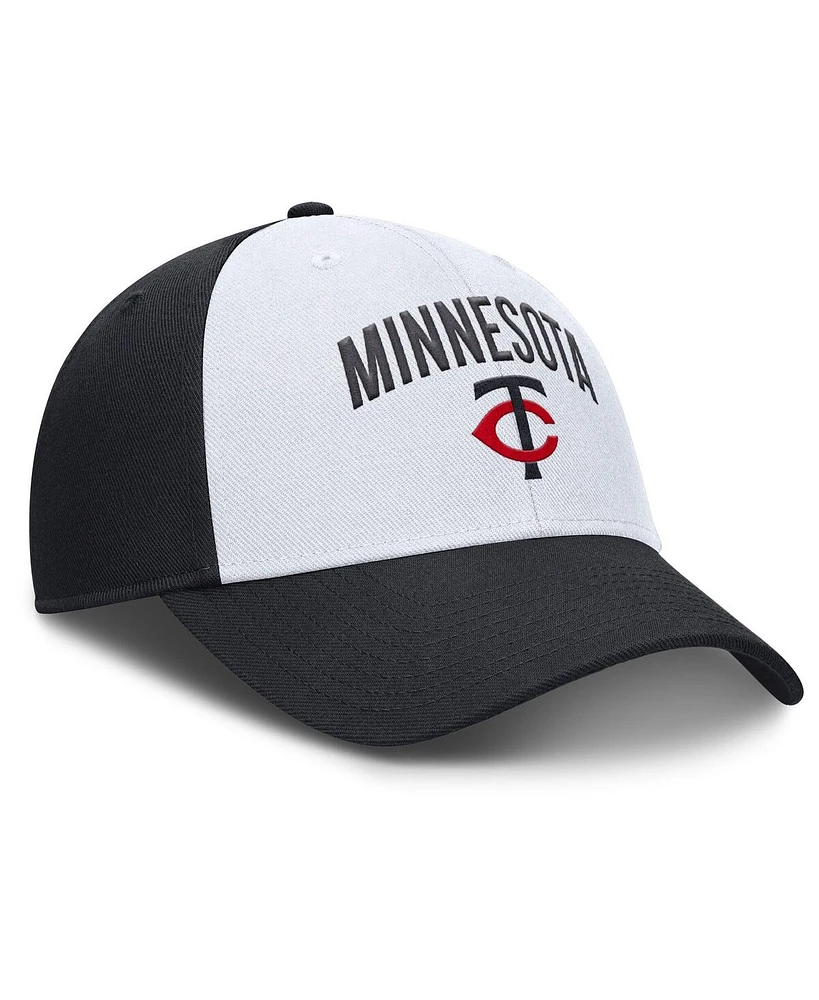 Nike Men's White/Navy Minnesota Twins Club Performance Adjustable Hat