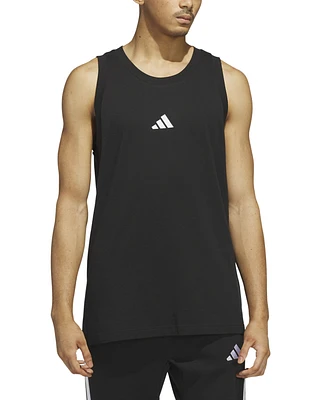 adidas Men's One Rep At A Time Regular-Fit Graphic Tank
