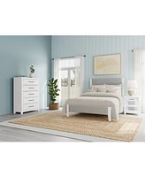 Catriona 3pc Bedroom Set (Full Upholstered Bed, Chest & Open Nightstand), Created for Macy's