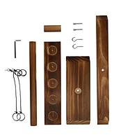 Pacific Shore Games 2 Player Wooden Ring Toss Game