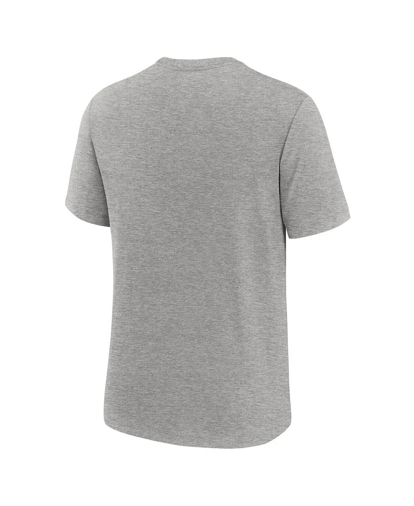 Nike Men's Heather Charcoal Colorado Rockies 2025 City Connect Tri-Blend T-Shirt