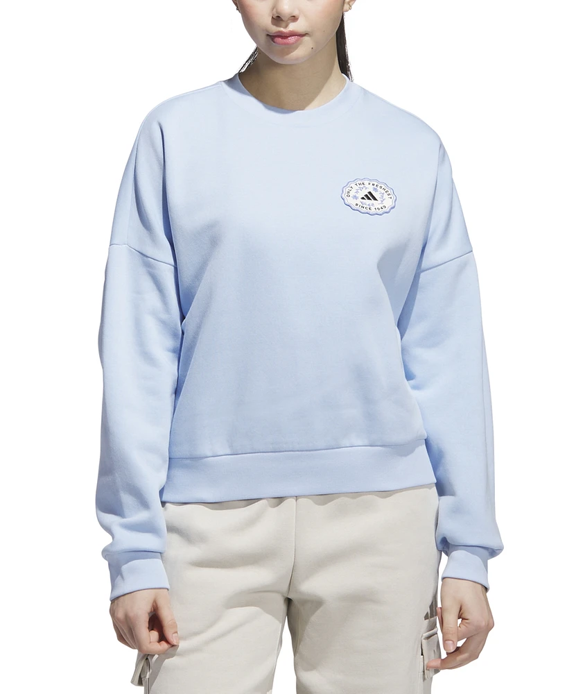 adidas Women's Farmers Market Graphic Relaxed Sweatshirt