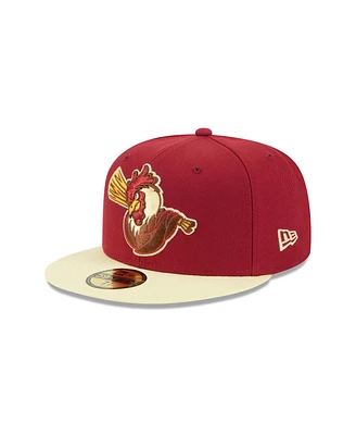 New Era Men's Red Norfolk Tides Theme Nights 59FIFTY Fitted Hat