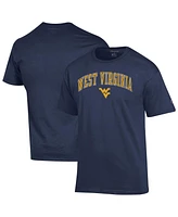 Champion Men's Navy West Virginia Mountaineers Arched Logo T-Shirt