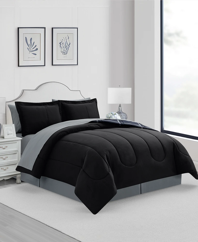 Sunham Casual Plaid 8-Pc. Comforter Sets