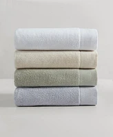 Calvin Klein Entwine Solid Cotton Terry 2-Pc. Bath Towel Set, 64" X 34"