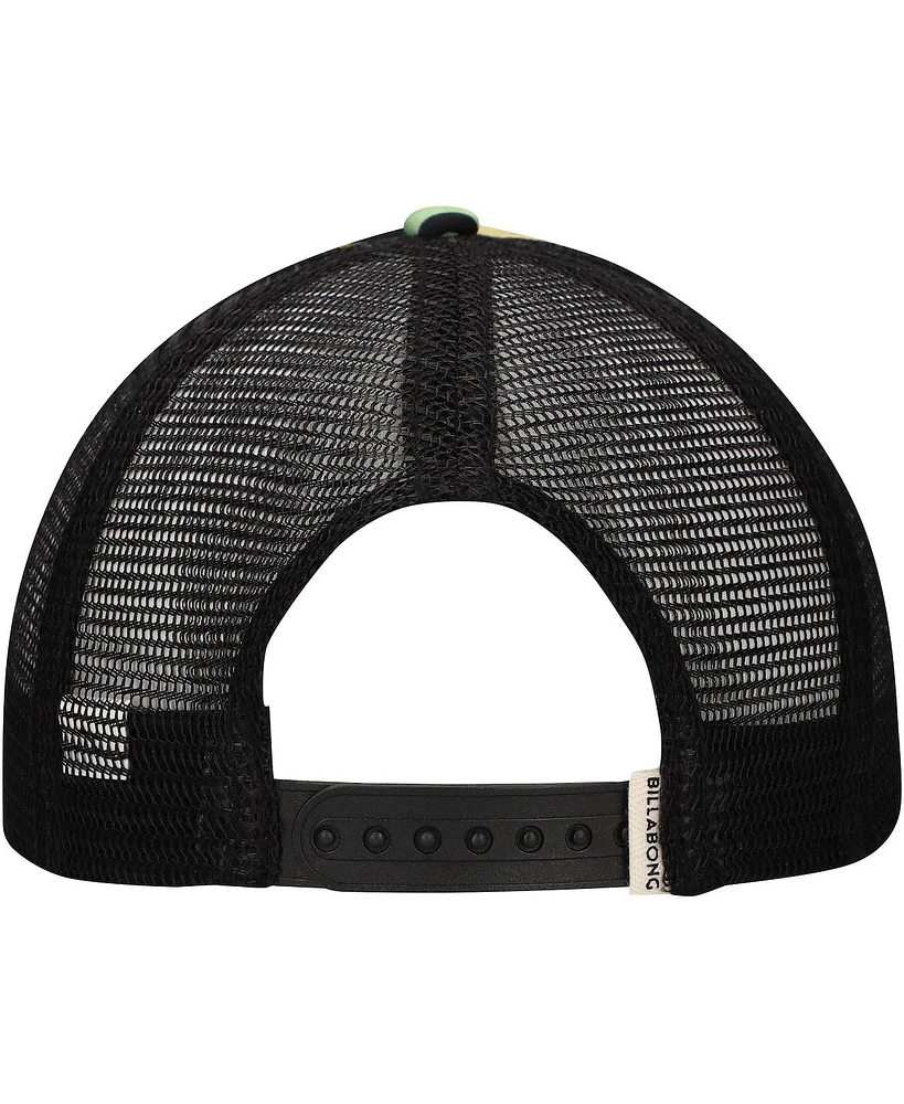 Billabong Women's Black Heritage Mashup Trucker Adjustable Hat