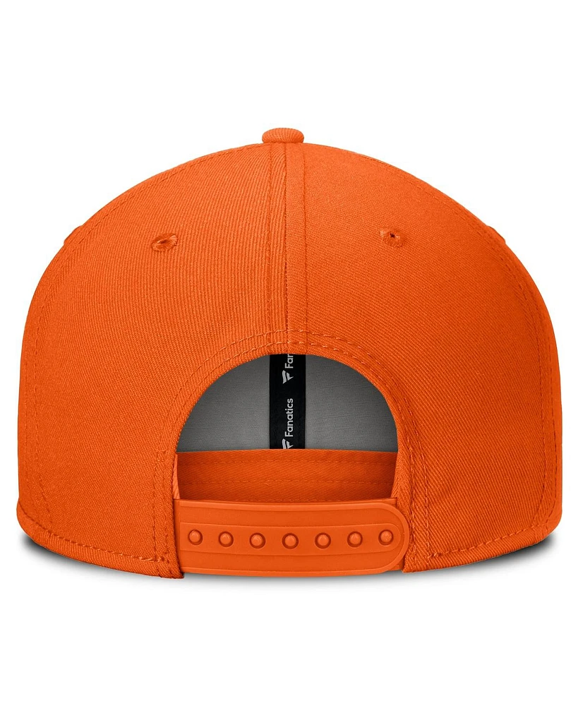 Fanatics Men's Orange Philadelphia Flyers Core Primary Logo Snapback Hat