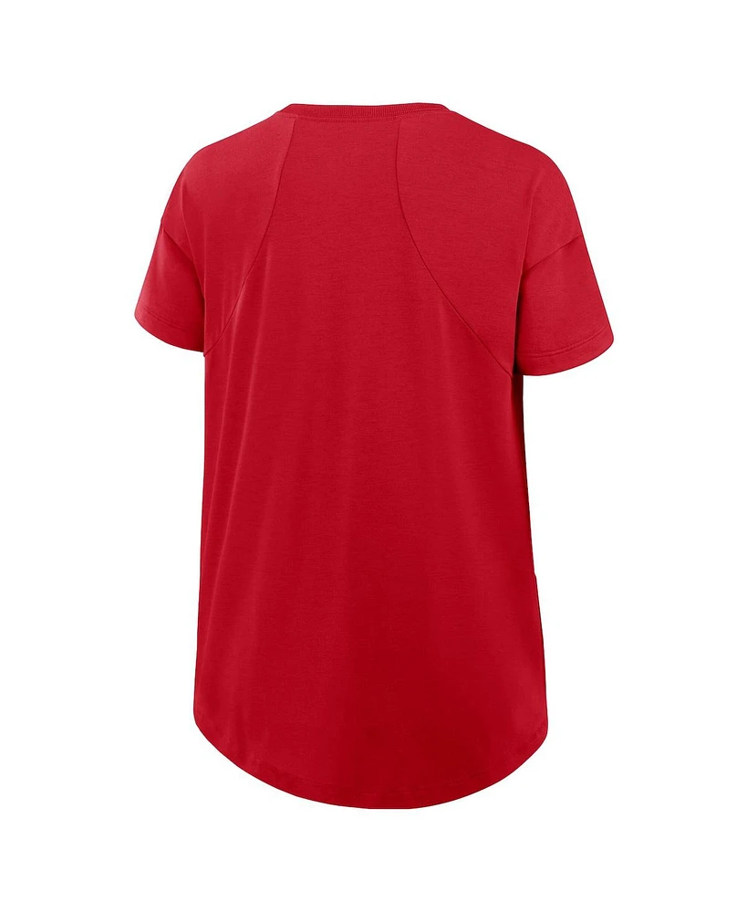 Nike Women's Red Chicago White Sox 2025 City Connect Flowy Fashion Tri-Blend Performance T-Shirt